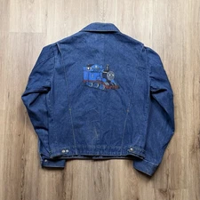 80s Vintage Key Imperial Denim Shirt Jacket Men’s Size 40 Thomas The Train USA
