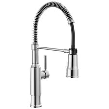 Delta Theodora 18804Z-DST Single-Handle Pull-Down Spring Kitchen Faucet - Chrome