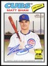 2026 Topps Heritage Matt Shaw #ROA-MSH Real One Blue Ink AUTO