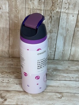 owala キッズ用水筒 パープル系 Owala FreeSip Kuromi Insulated Leak Proof Bottle 32oz Built-in