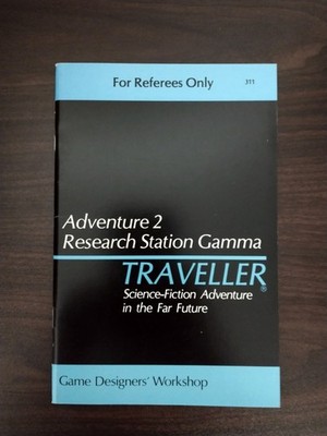 Traveller RPG Adventure 2 Research Station Gamma 1980 GDW new