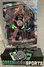 2025 Panini Prizm WNBA - Jewell Loyd #57 Cracked Ice Las Vegas Aces