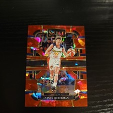 2024 Panini Select WNBA #96 Nancy Lieberman Concourse Red Cracked Ice Mercury