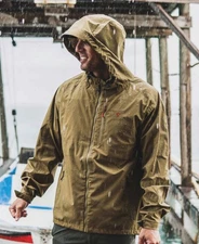 DUCK CAMP CO ULTRALIGHT RAIN JACKETS SIZE LARGE