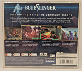 Blue Stinger Sega Dreamcast Video Game Survival Horror No Manual Mature Tested
