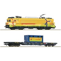 Roco 7510117 H0 Zugset Mit E-Lok 1756 + Containertragwagen Strukton Rail Vi Neu