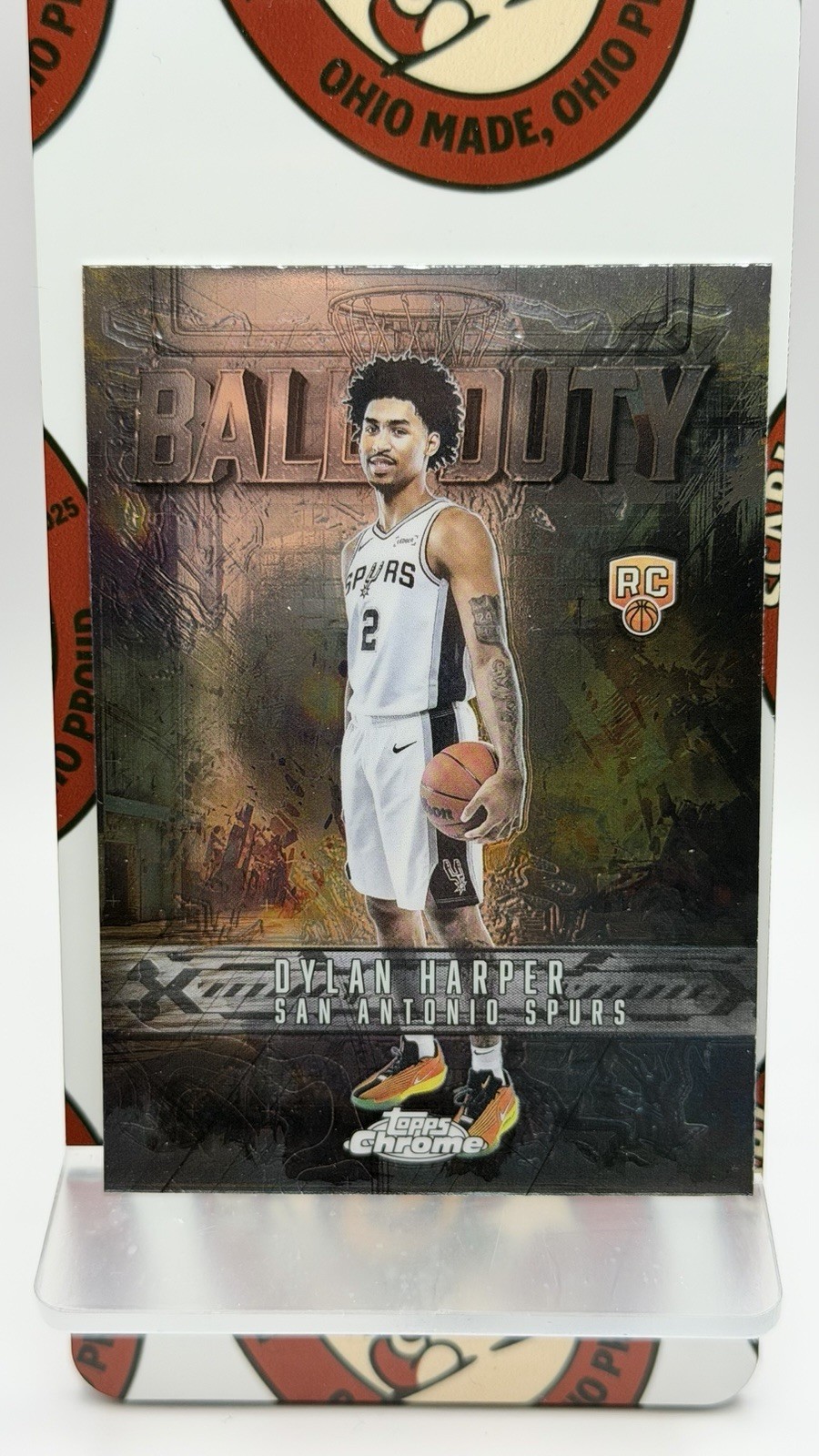 DYLAN HARPER 2025 Topps Chrome Basketball Ball Of Duty Insert Rookie Card #BD-22