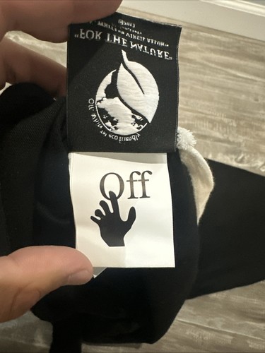 Off White Wizard T Shirt Sz XL Black Double Sided Made in Portugal - Picture 9 of 12