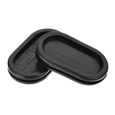 4 x Rubber Grommet Oval Double-Sided Mount Size 46 x 23 mm