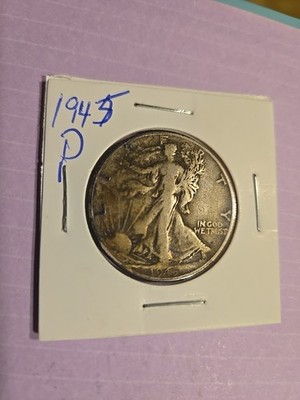 1945 walking liberty half dollar