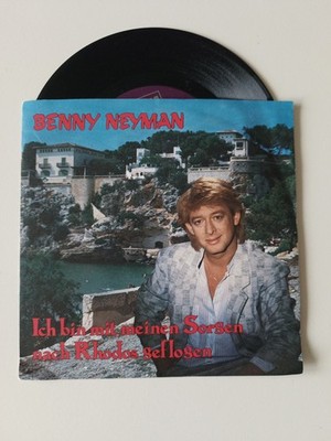 Benny Neyman - Ich bin mit meinen Sorgen nach Rhodos - 7'' Single vg+