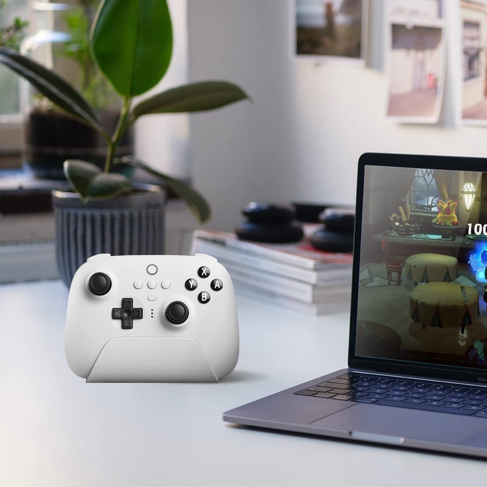 8Bitdo Ultimate Bluetooth Controller with Charging Dock for Switch/Switch 2, ...