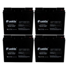 NEW 4pc 12V 18Ah SLA Battery WB12180IT For UB...