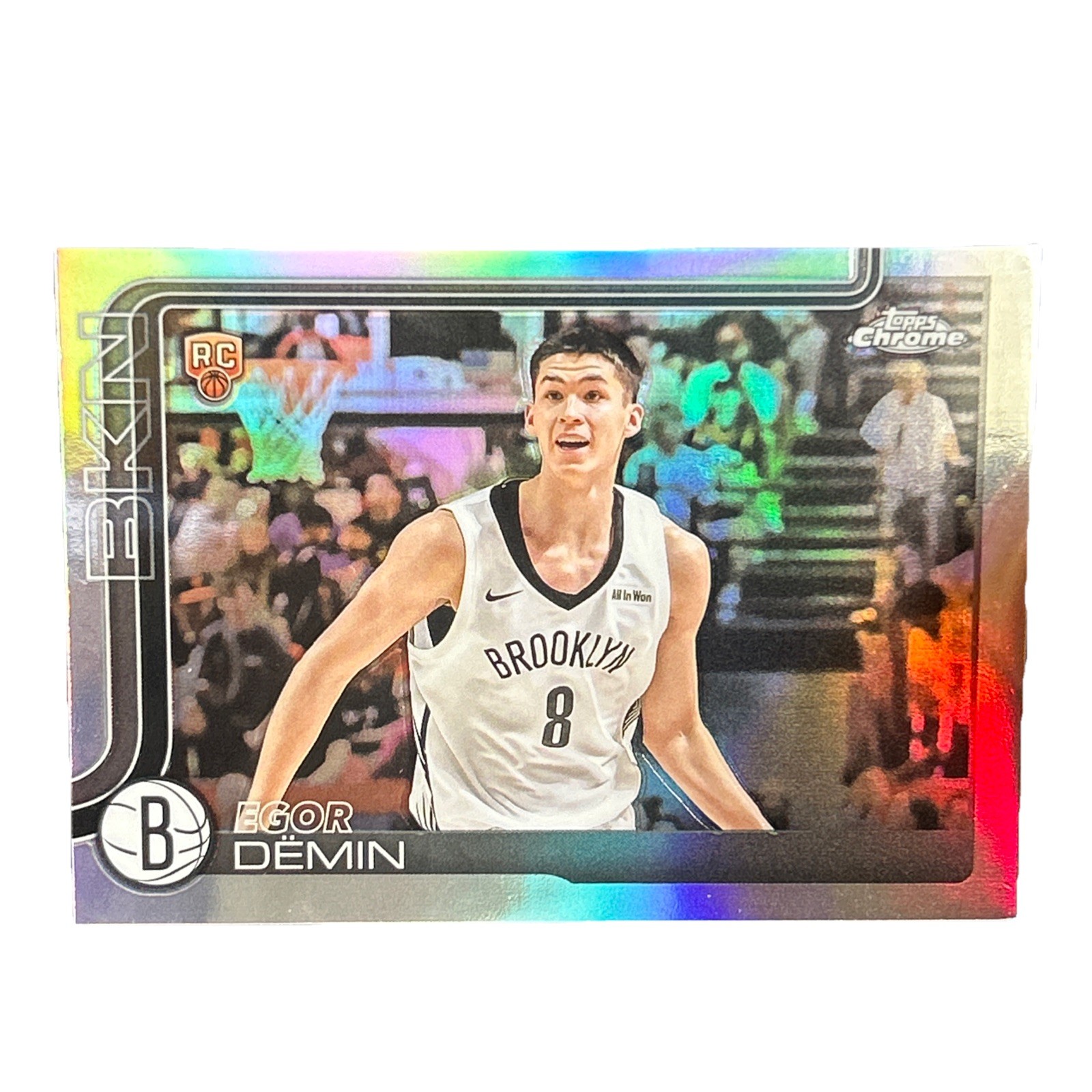 #258 Egor Demin 2025-26 Topps Chrome - X-Fractor