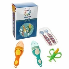 BabyKraze 4 in 1 Infant Feeding Kit with Pacifier Food and Fruit Feeder