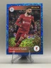 Mohamed Salah Liverpool 2024-25 Topps Merlin Blue Speckle Refractor /150