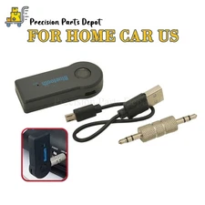 3.5mm AUX Audio Wireless Bluetooth Receiver Stereo Music Adapter For Home Car US