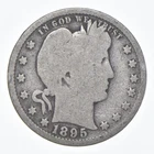 1895 Barber Quarter Average Circ *2037