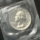 1964 Proof Washington Quarter in Original Mint Cello - 90% Silver