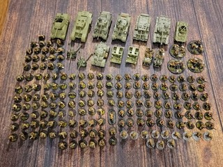 Bolt Action HUGE British Army Airborne Tanks Jeeps Armored Book PAINTED Lot Bulk