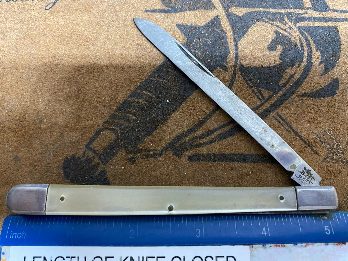 Sabre Japan #77 Melon Tester Knife, Imitation Pearl Handles | eBay