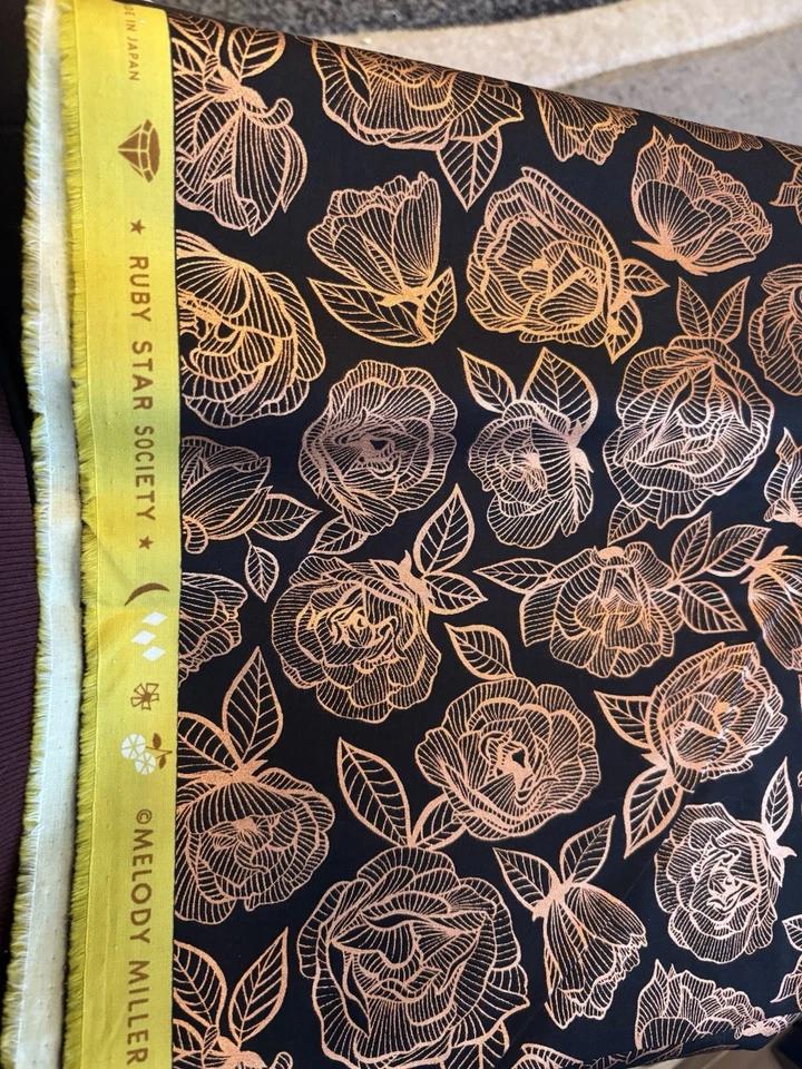 Ruby Star Society “first Light” Floral Lace 3 Yards - Image 2 of 3