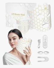 Yahi LED Face Mask Light Therapy, Red Light Therapy for Face, 175 High-Density