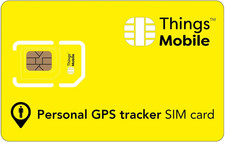 SIM Card per PERSONAL GPS TRACKER -  - Con Copertura Globale E Rete Multi-Operat