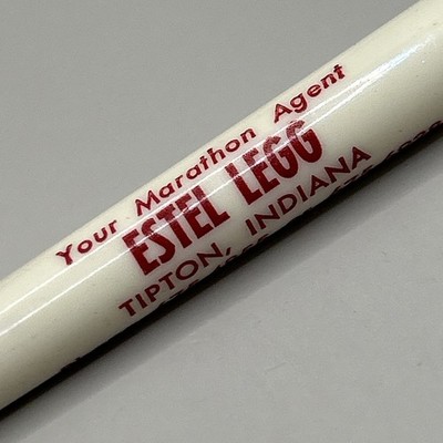 VTG Ballpoint Pen ESTEL LEGG Tipton Indiana Marathon Oil Agent