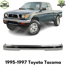 Oe Replacement Bumper Chrome Steel For 1995-1997 Toyota Tacoma