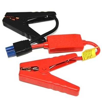 Connector Emergency Jumper Cable Clamp Booster Battery Clips Universal 12V C _wo