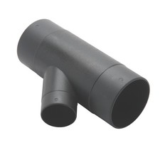 WOODRIVER Dust Connection 4" x 4" x 2-1/2" Y-Fitting for Dust Collection System