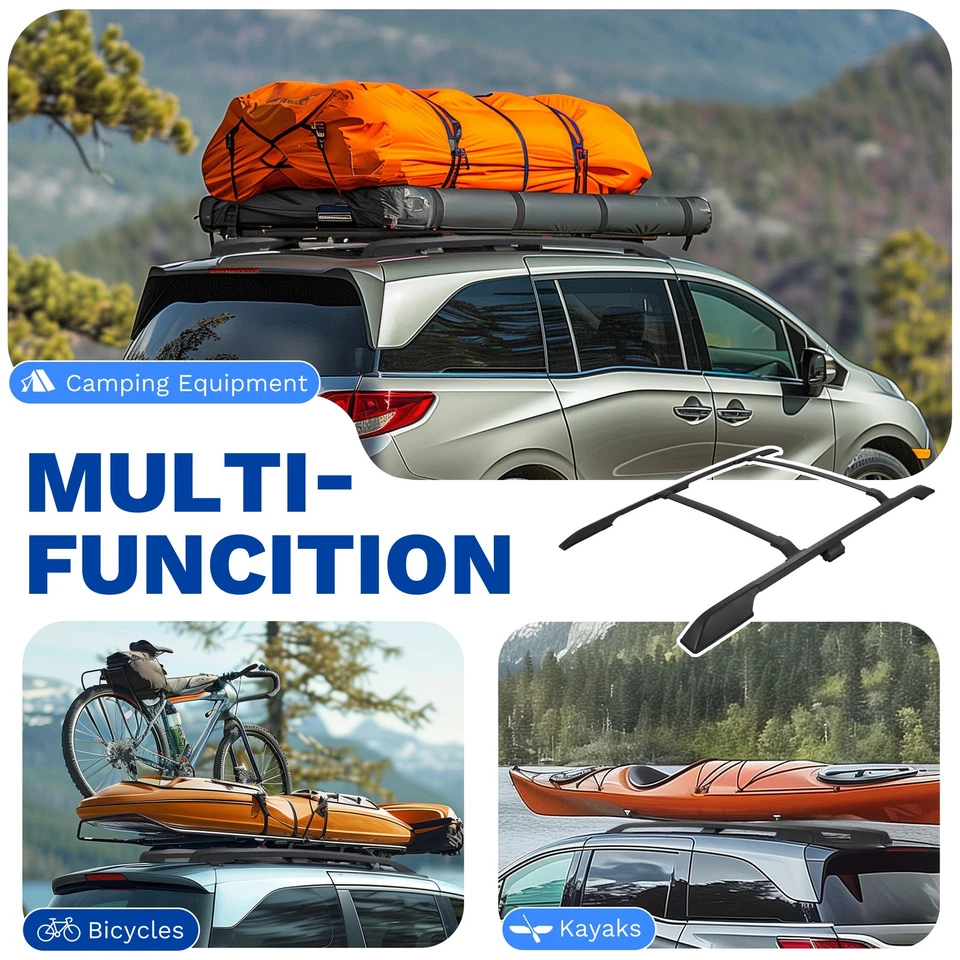 For 2011-2017 Honda Odyssey Cross Bars Roof Rack Side Rails Luggage Carrier Foto 4 de 4