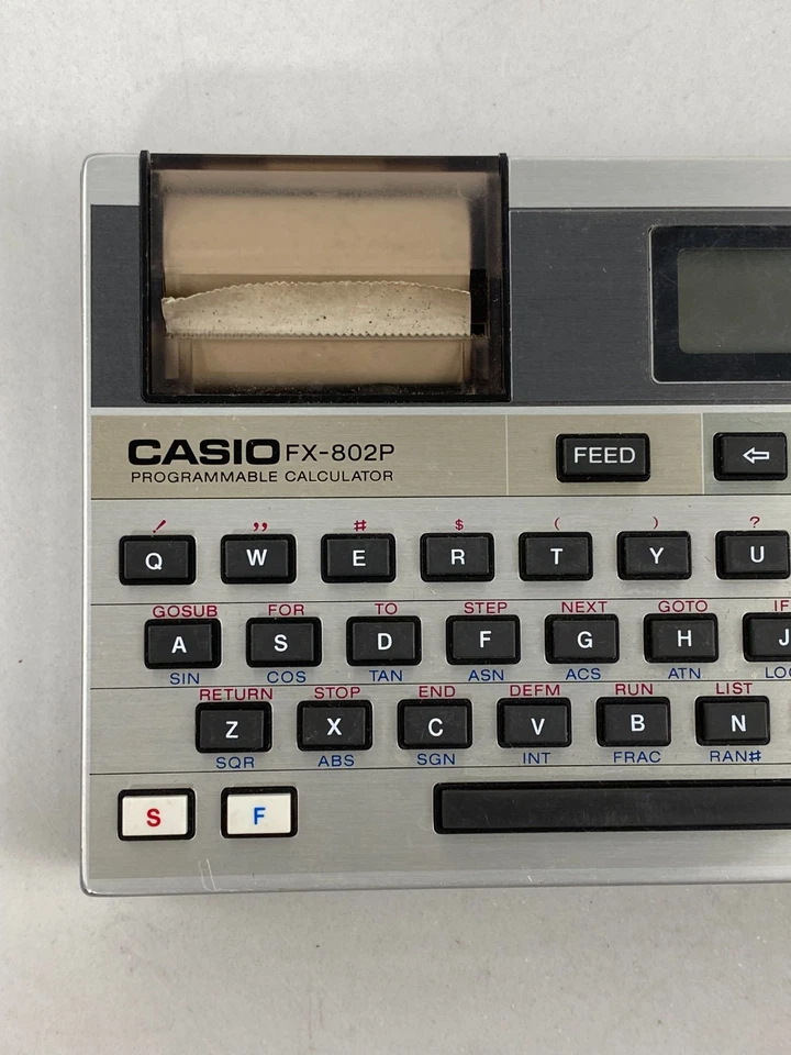 Vintage CASIO FX-802P Pocket Computer Programming Calculator - Image 4 of 4