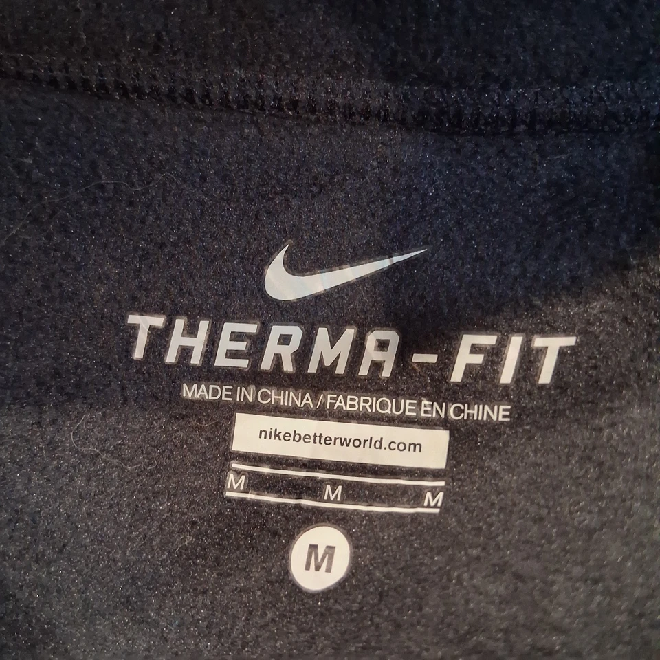 Chaqueta Nike Para Mujer Talla Mediana Negra Activa Manga Larga Gimnasio Ajuste Térmico Cremallera Completa Foto 2 de 4