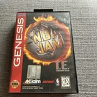 NBA Jam Tournament Edition Sega Genesis 1995 Complete in Box with Manual/Poster