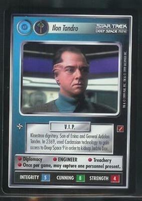 Star Trek BOG RARE Ilon Tandro NM/M
