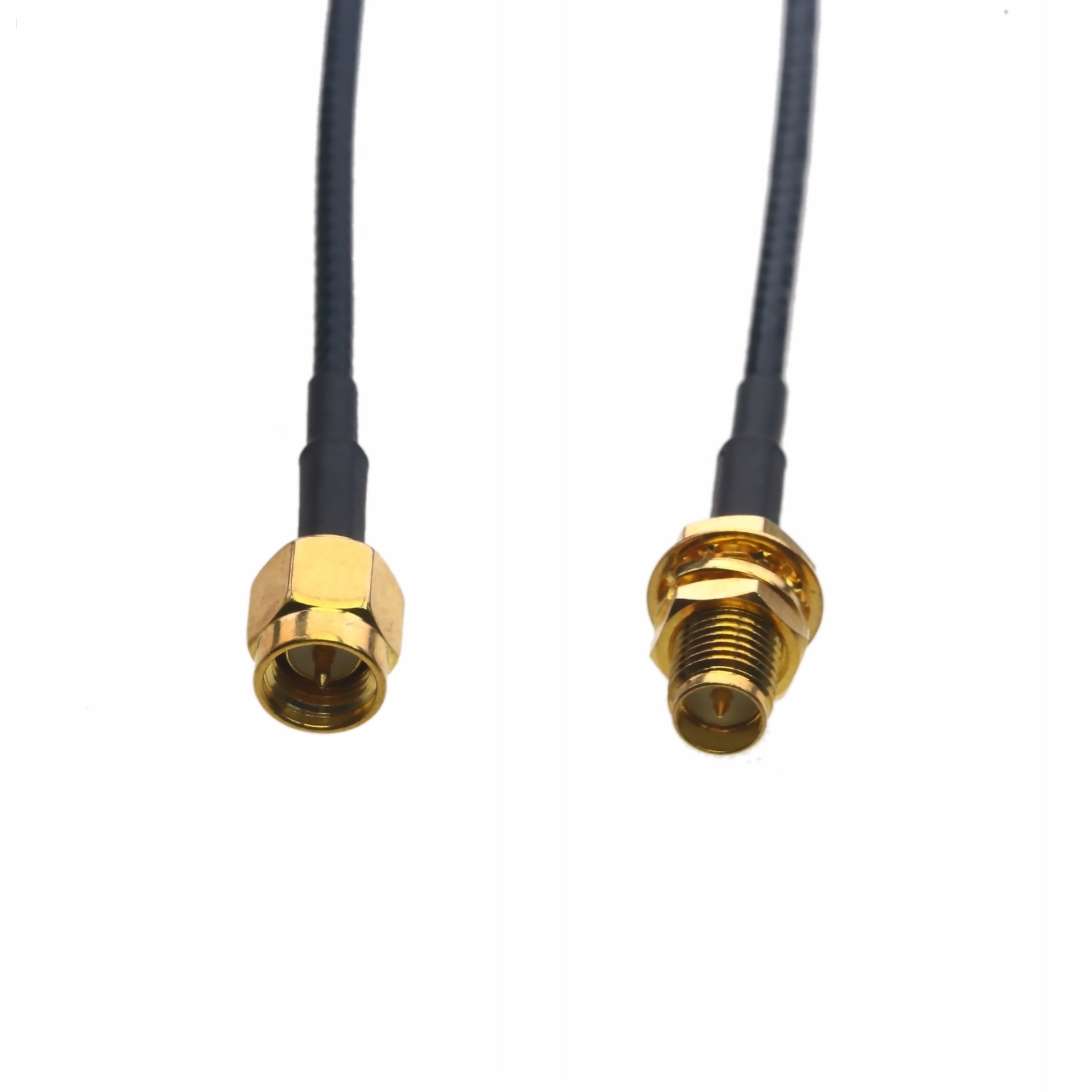 Cable RP-SMA female nut bulkhead to SMA male RG316 6