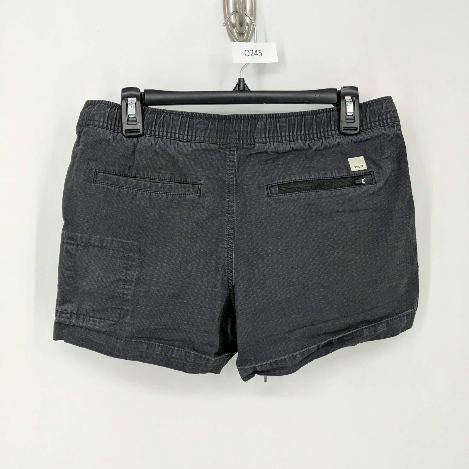 vuori stretch ripstop cotton drawstring hiking shorts
