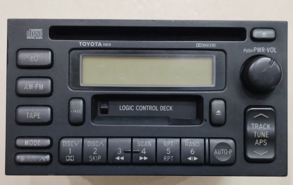 Oem Toyota Supra Matsushita Sterio Cassette Tape,Cd,86120-14860