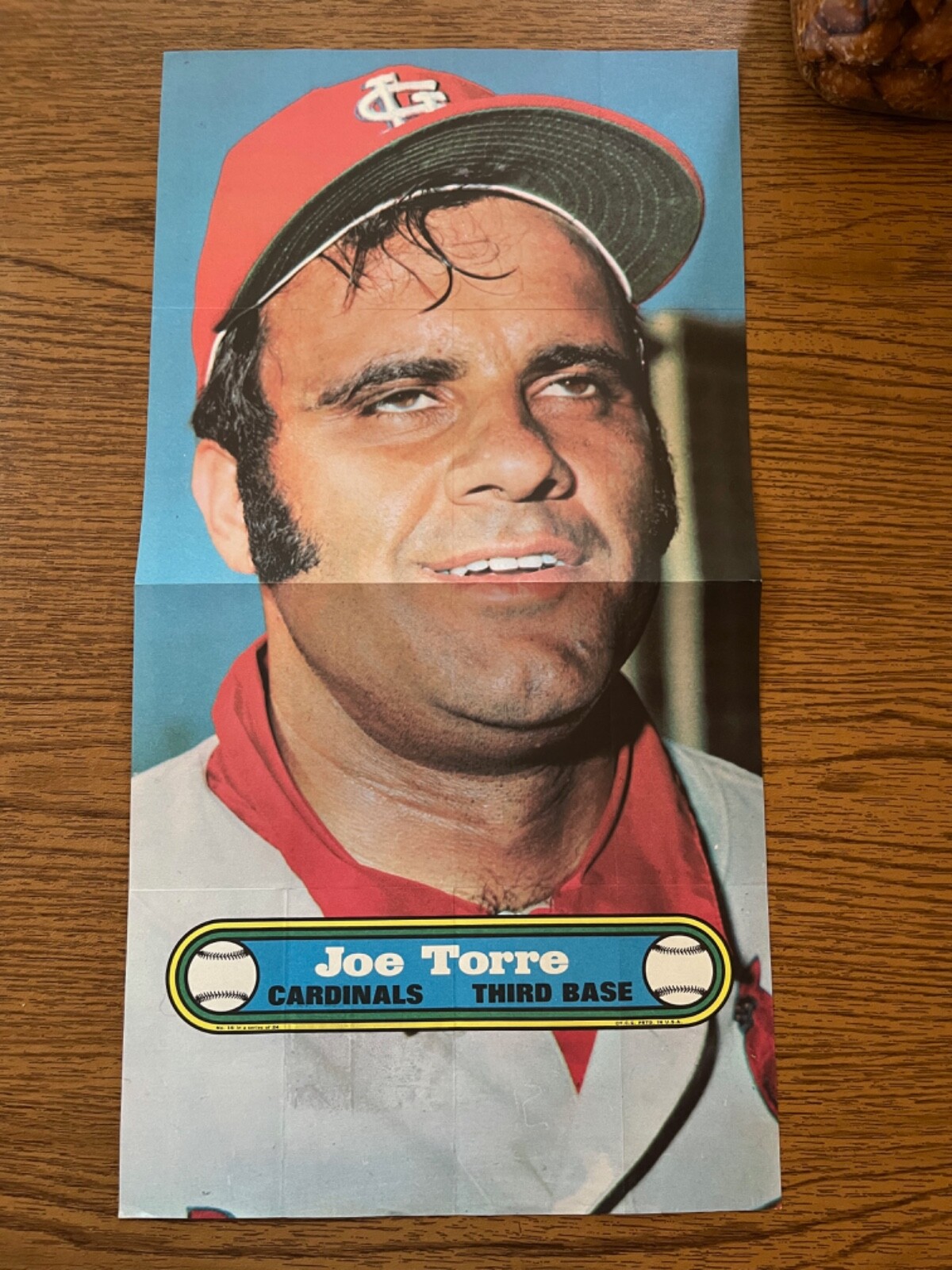 1972 Topps Posters #16 Joe Torre