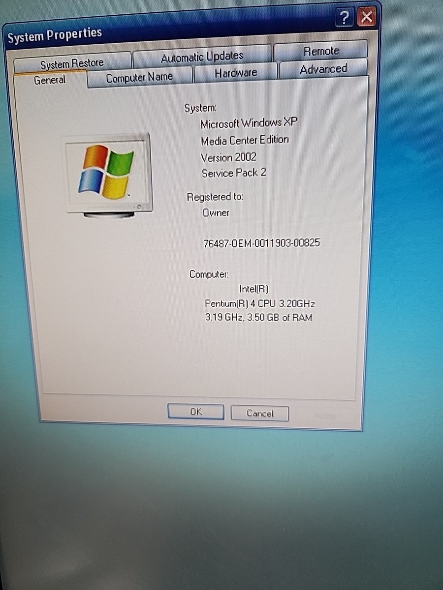 VINTAGE Dell XPS 400 Media Center XP Gaming PC 320 gb hdd 4gb 3.2