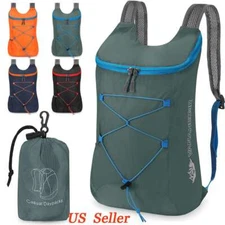 Ultra Lightweight Foldable Backpack Bags Water Resistant Rucksack Hiking Outdoor
