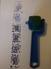 Vintage 80s Hallmark Cards Rubber Rolling Stamper Teddy Bears Tumbling Retro