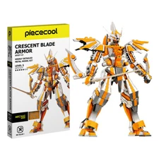 Piececool Crescent Blade 3D Metal Building Kit - Samurai DIY Model for Adults
