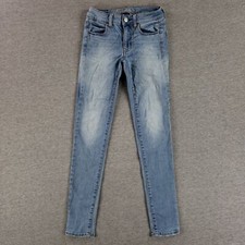 American Eagle Sz 00 Jegging Super Stretch Skinny Jeans Soft Denim Light Wash