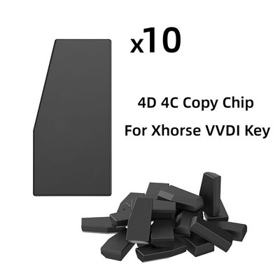 10x 4D/4C Copy Transponder Chip Work for KEYDIY & Xhorse Key Tool
