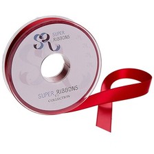 Satin Ribbon Reels Rolls Double Sided Face 20/50 Metre Plain Width 3 -38mm Craft