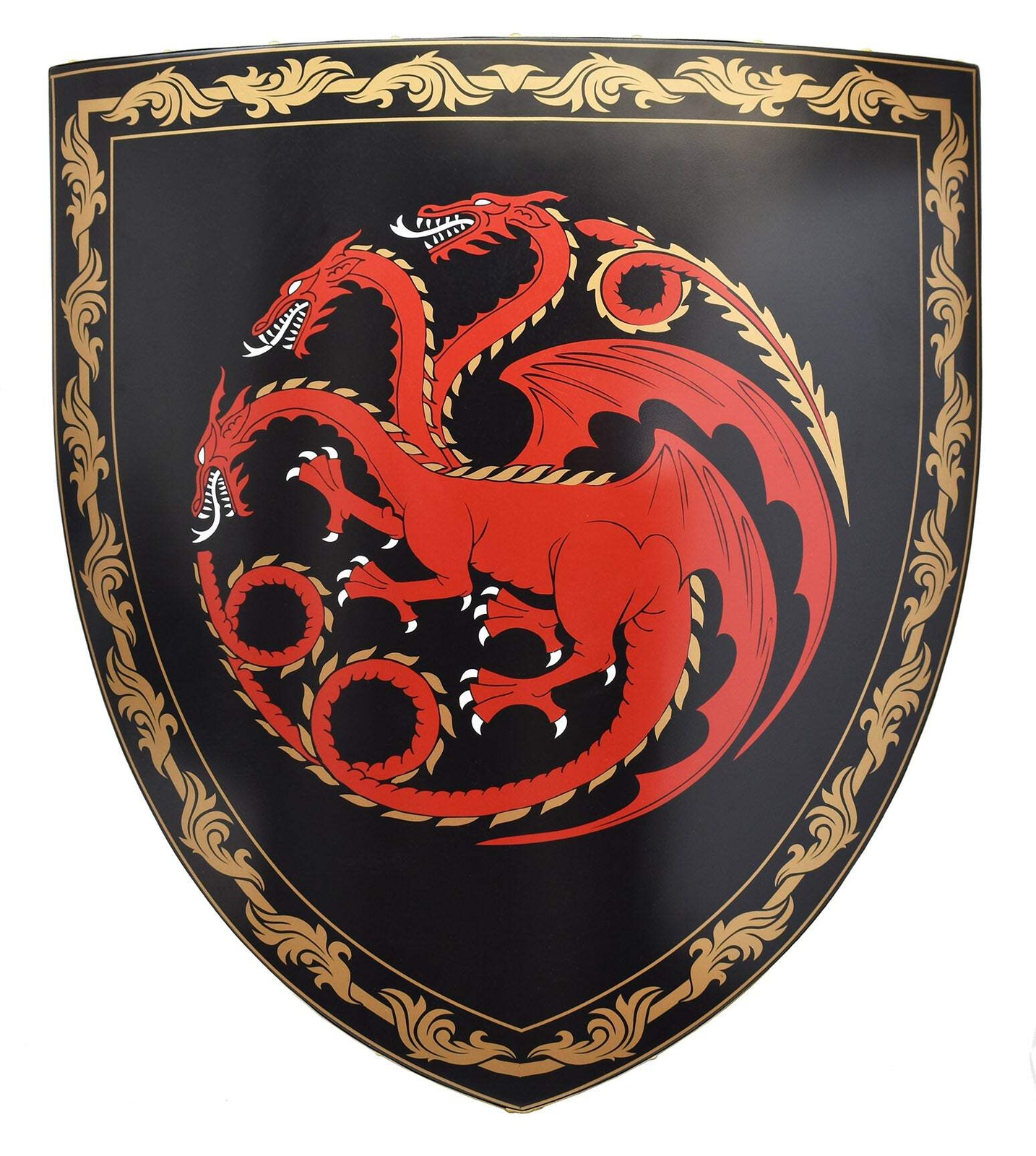 Escudo Targaryen De La Casa Del Dragón VALYRIAN STEEL Réplica A Tamaño Real 1:1