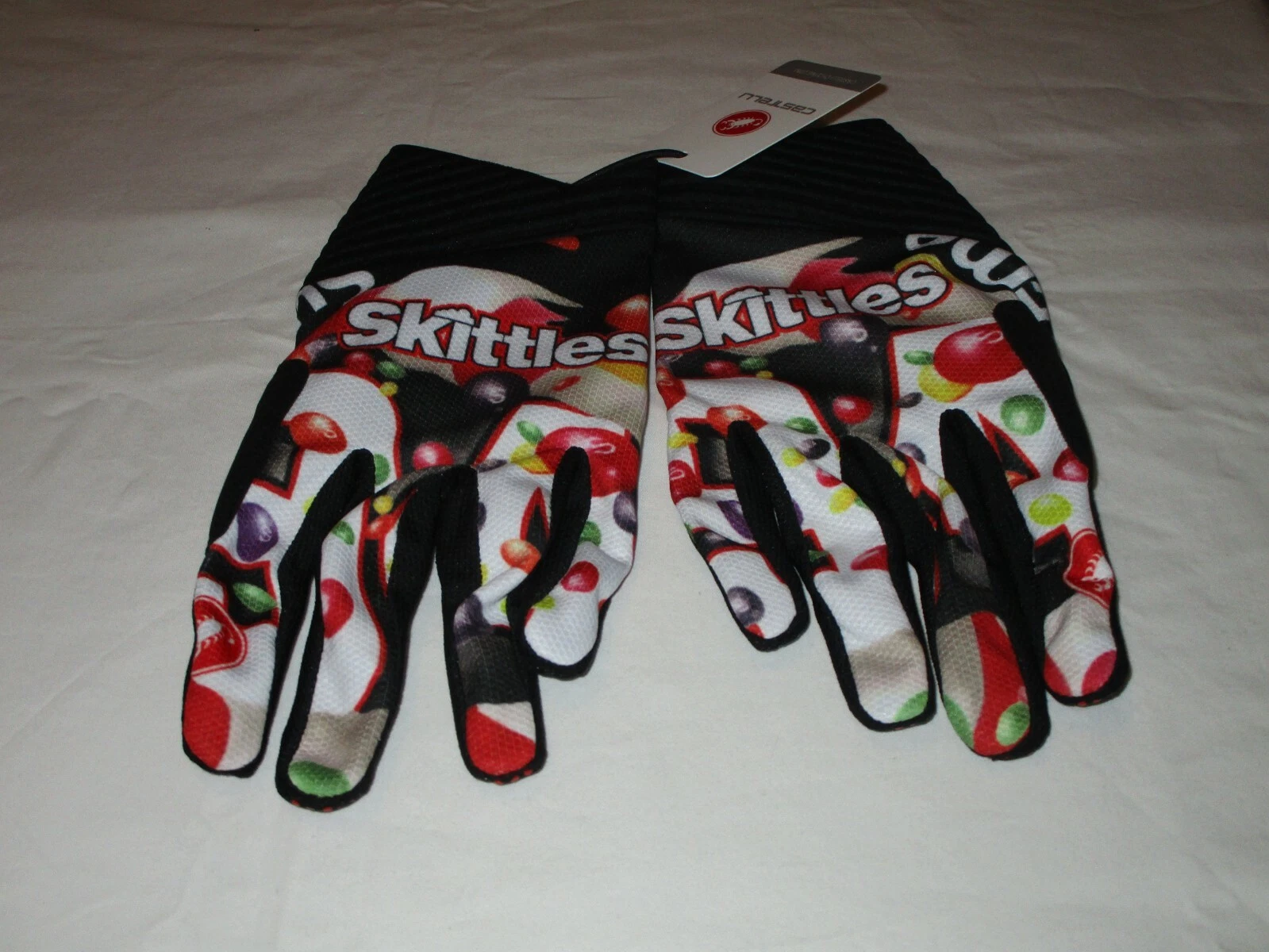 Gant de vélo Supreme X Skittles Castelli gants de cyclisme taille XL extra large FW21